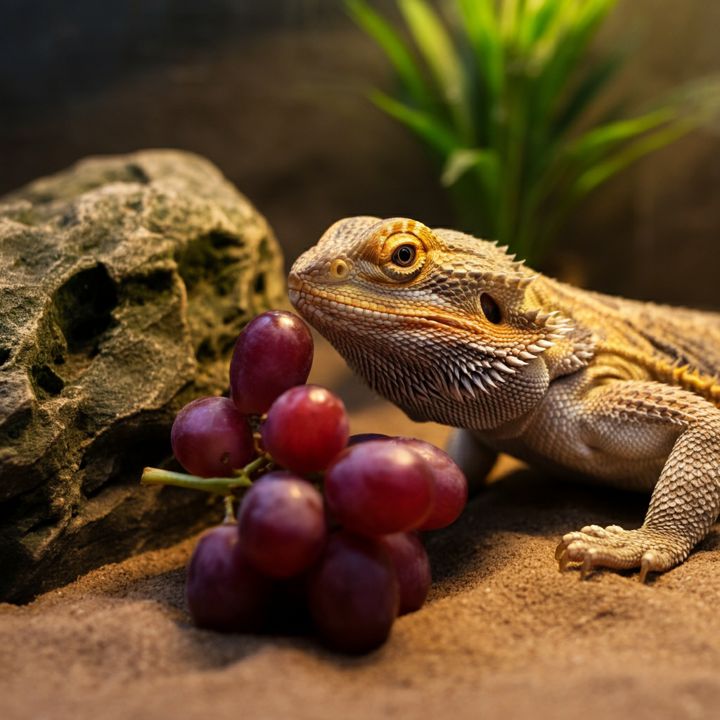 Bearded Dragons Eat Grapes