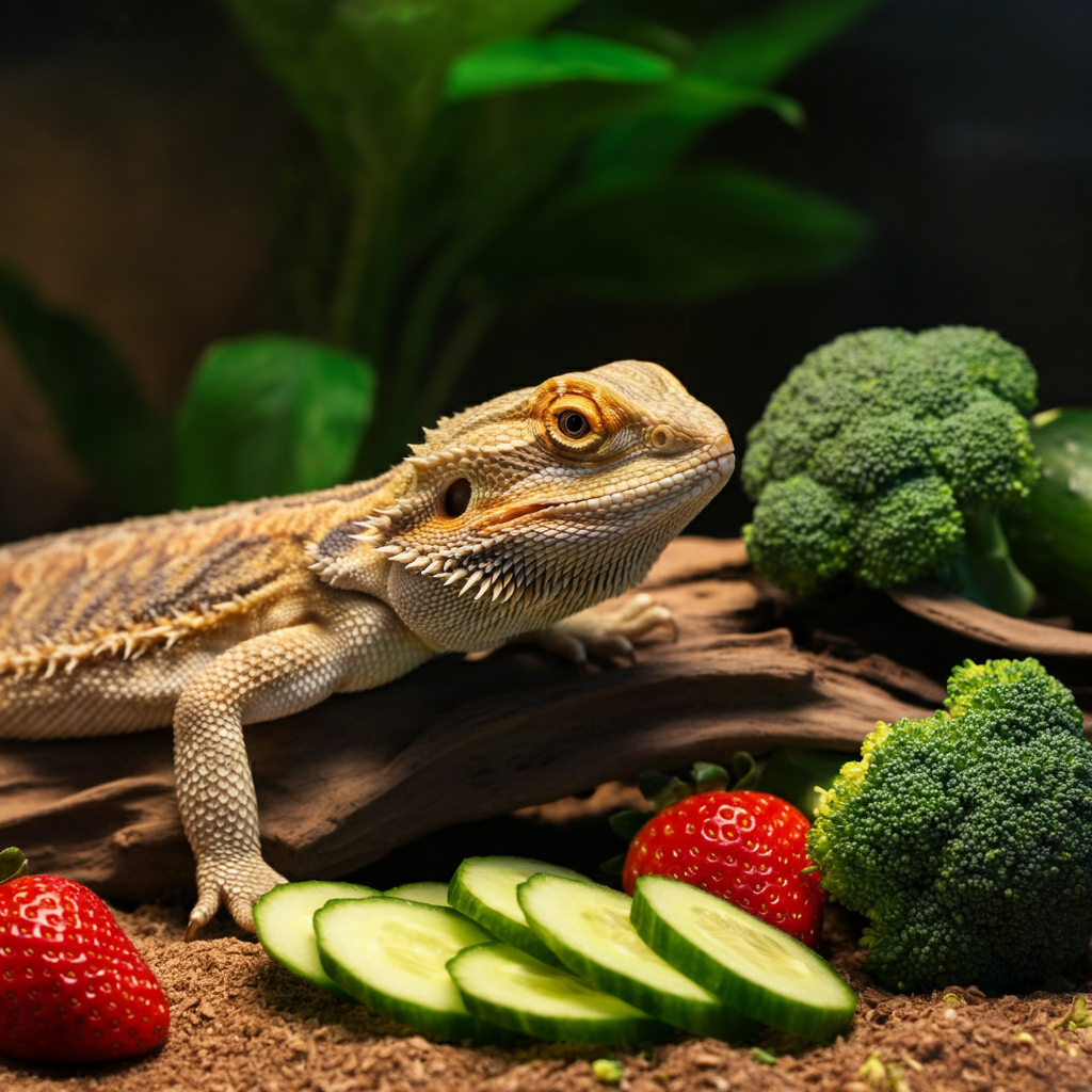 Bearded Dragons Eat Cucumbers